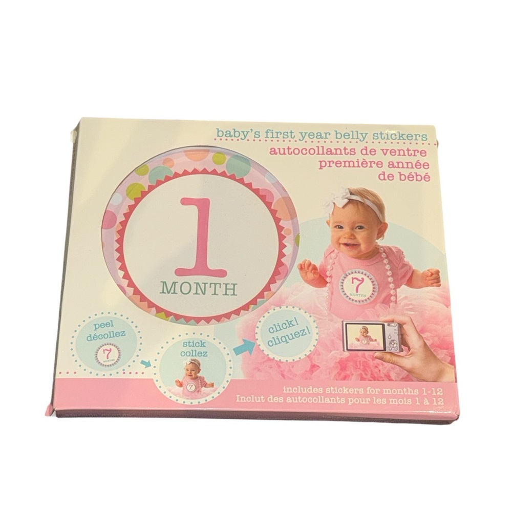 STEPPING STONES Baby's First Year Belly Stickers